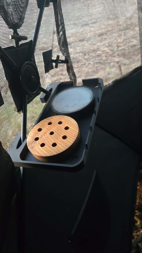 Hub-Style Hunting Blind Accessories Tray